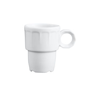 taza de café de porcelana