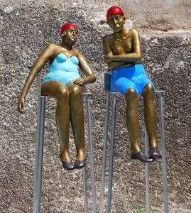 escultura de bronce