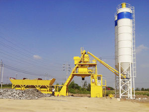 planta de hormigón fija