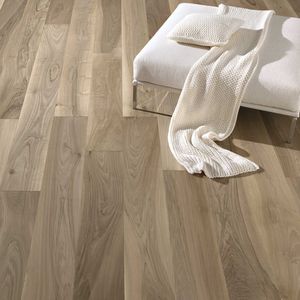 parquet macizo / para pegar / flotante / de nogal