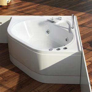 bañera de esquina