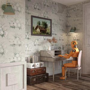 papel pintado vintage