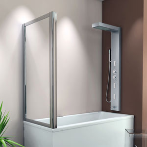 mampara de bañera fija