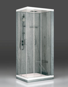 cabina de ducha de vidrio