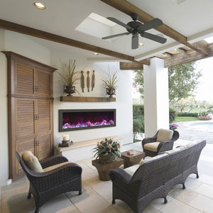 Chimenea eléctrica - BI-50-DEEP-XT - Amantii - contemporánea / hogar