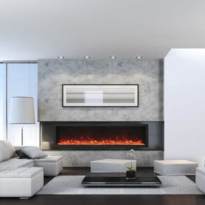Chimenea eléctrica - BI-50-DEEP-XT - Amantii - contemporánea / hogar