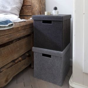 caja de almacenamiento de fieltro