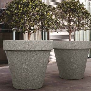 jardinera de hormigón