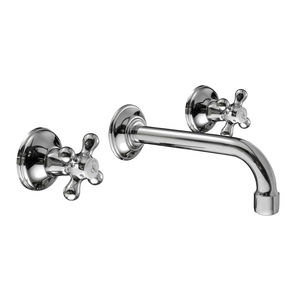 grifo bimando para lavabo