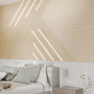 perfil de iluminación de pared