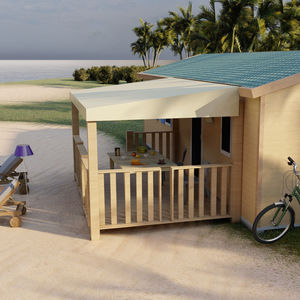 cobertura para pérgola con protección solar