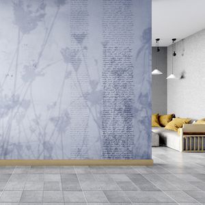 papel pintado vintage / de textil no tejido / de vinilo / con motivos florales