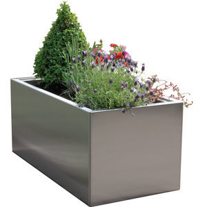 jardinera de acero galvanizado
