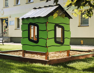 cajón de arena para parque infantil