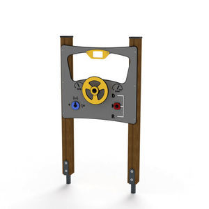 panel de juego con volante