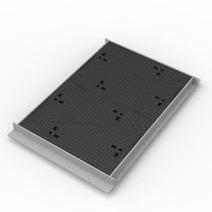 tapadera de inspección de acero galvanizado