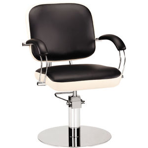 sillón de peluquería de tejido