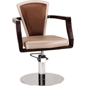 sillón de peluquería de tejido