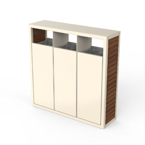 cubo de basura público