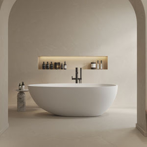 bañera ovalada