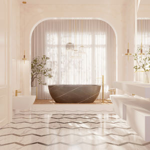 bañera ovalada