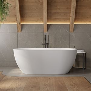 bañera ovalada