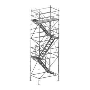 escalera en L