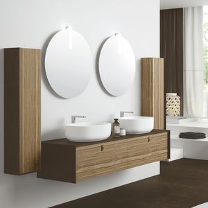 mueble de lavabo doble