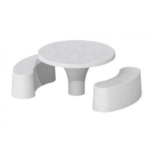 mesa de pícnic contemporánea