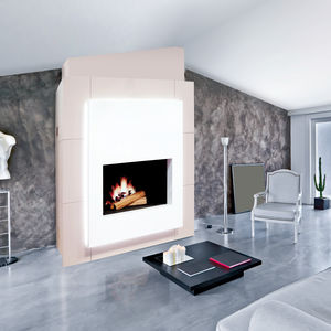 chimenea de leña