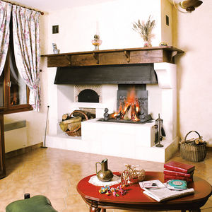 chimenea de leña