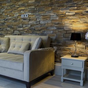 revestimiento de pared de piedra natural