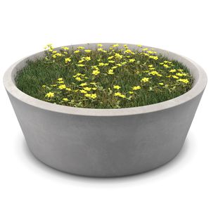 jardinera de hormigón
