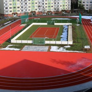 pavimento deportivo de EPDM / para exterior / para campo deportivo