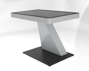 soporte para pantalla táctil para espacio público