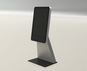 soporte para pantalla táctil para espacio público