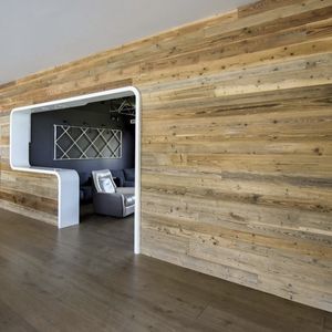 revestimiento mural madera