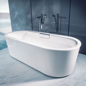 bañera ovalada