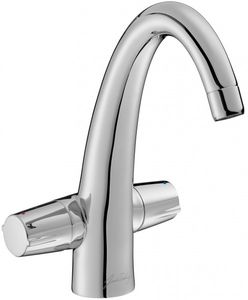 grifo bimando para lavabo