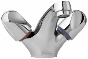 grifo bimando para lavabo
