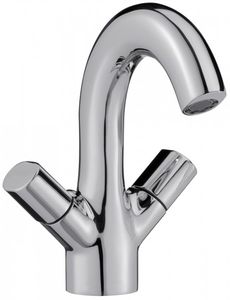 grifo bimando para lavabo