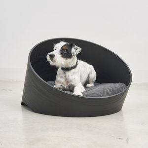 cesta para perros de contrachapado