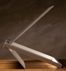 lámpara de mesa / contemporánea / de aluminio / de metacrilato