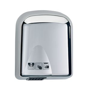 secador de manos automático / de pared / de acero inoxidable