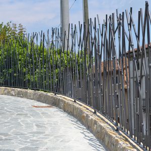 barandilla de hierro forjado