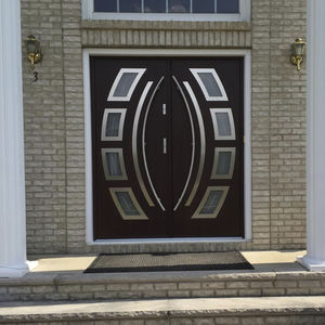 puerta de acero inoxidable
