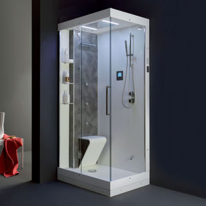 cabina de ducha de vidrio