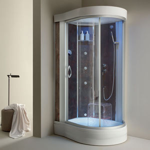 cabina de ducha de vidrio