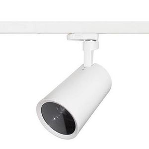 iluminación sobre riel LED / redonda / de aluminio fundido / para el sector servicios