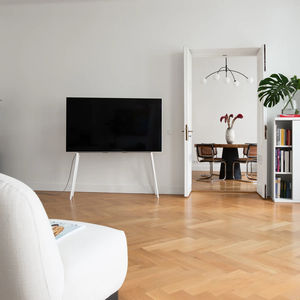 soporte para TV de pie contemporáneo